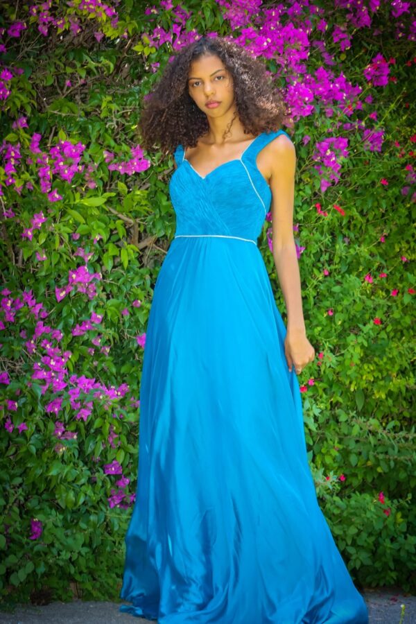 Robe Longue de Gala Bleu Royal – Image 4